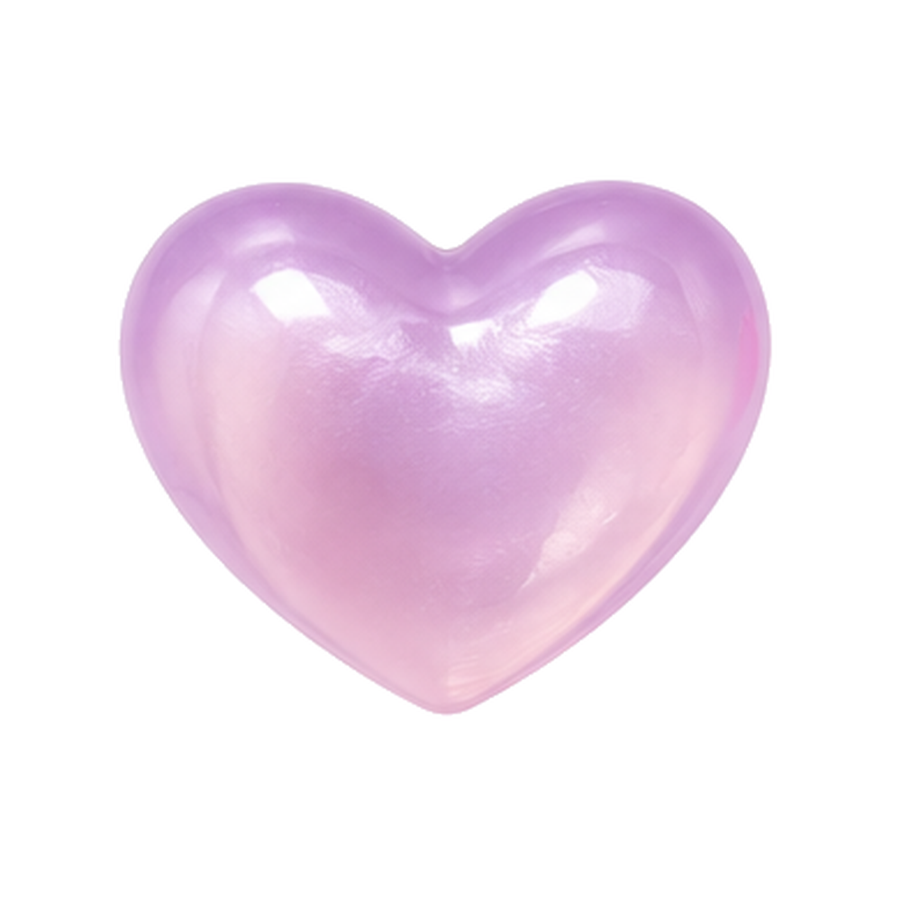 Heart Vibration Dampener Purple