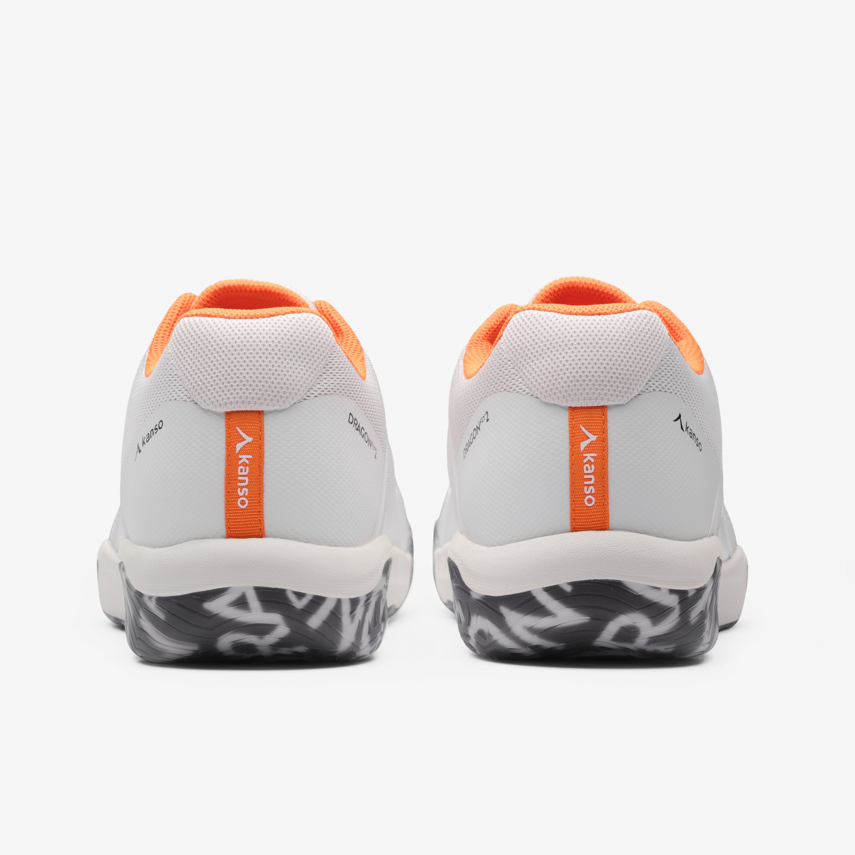 Kanso DragonFly 2 Indoor Court Shoes Grey/Orange