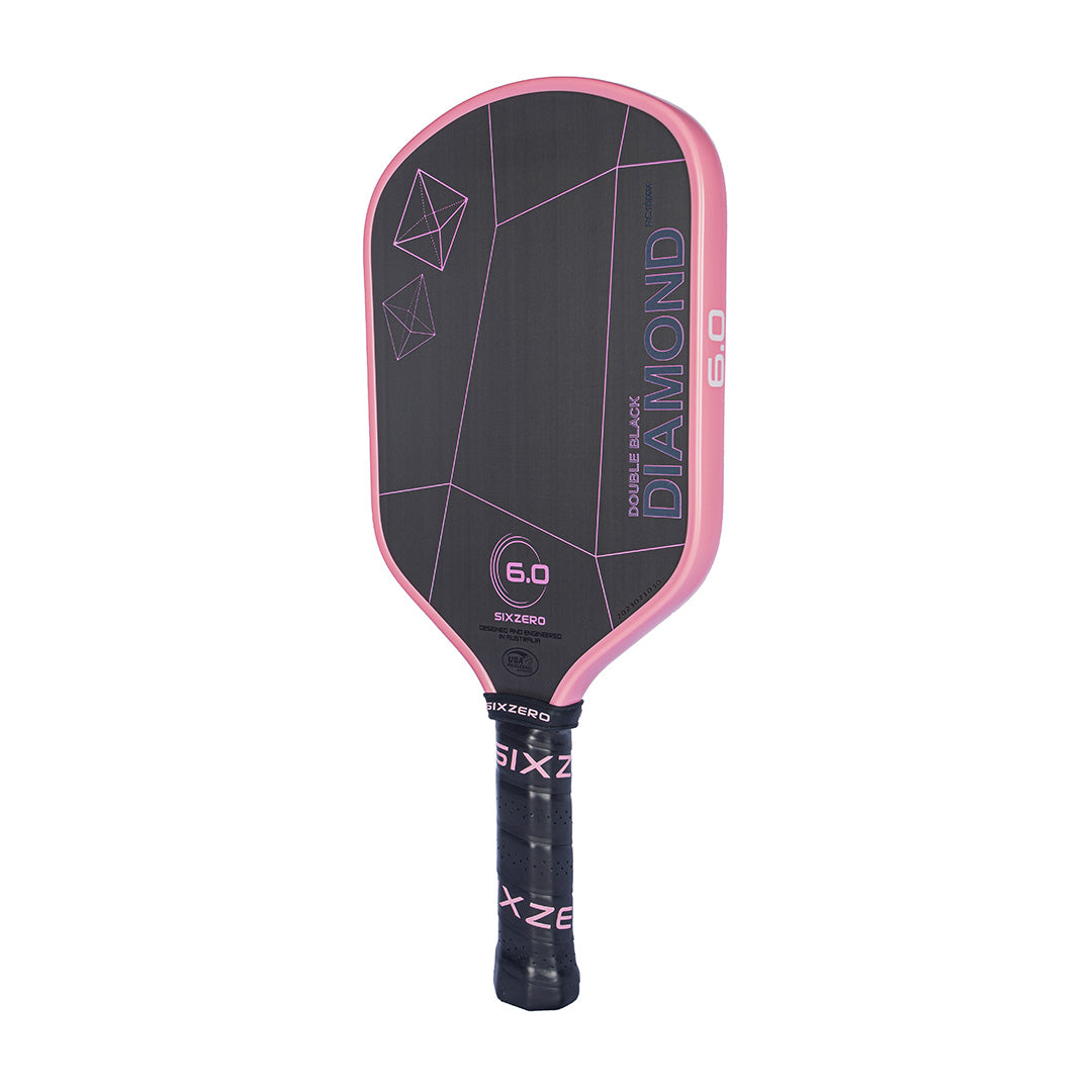 Six Zero Double Black Diamond Pickleball Paddle Pink