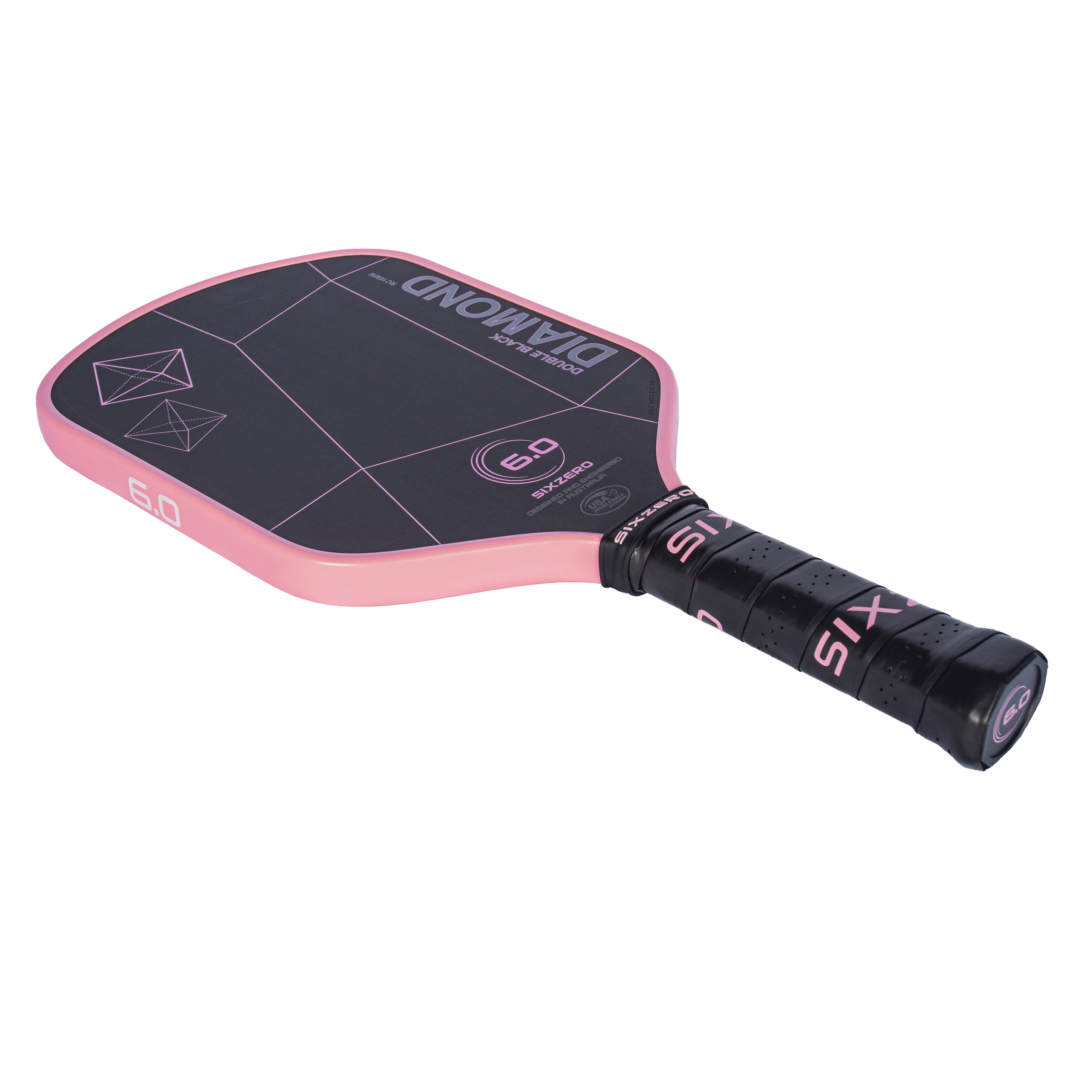 Six Zero Double Black Diamond Pickleball Paddle Pink