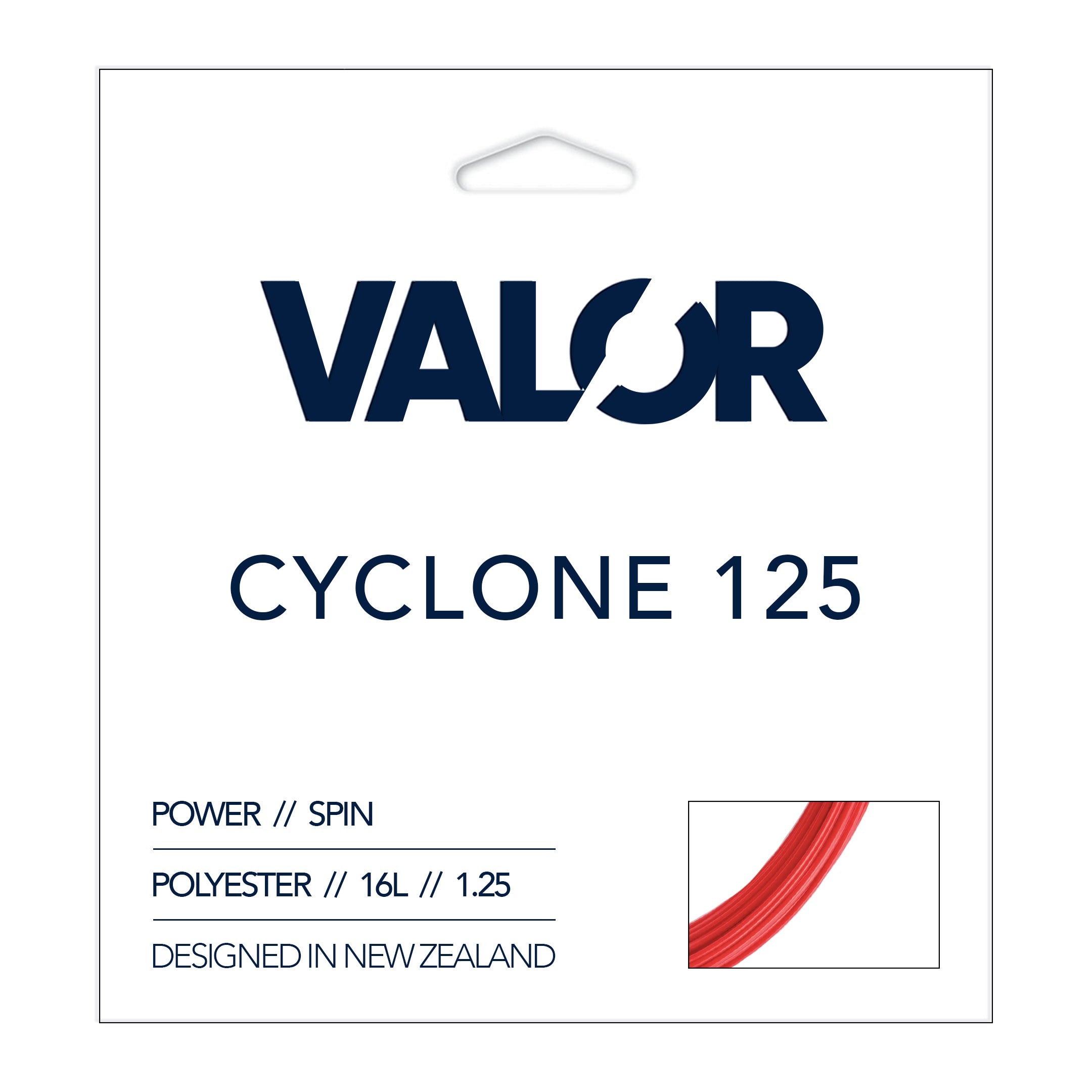 VALOR Cyclone 125 Tennis String